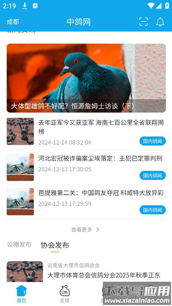 中鸽网app下载官方最新版截图3