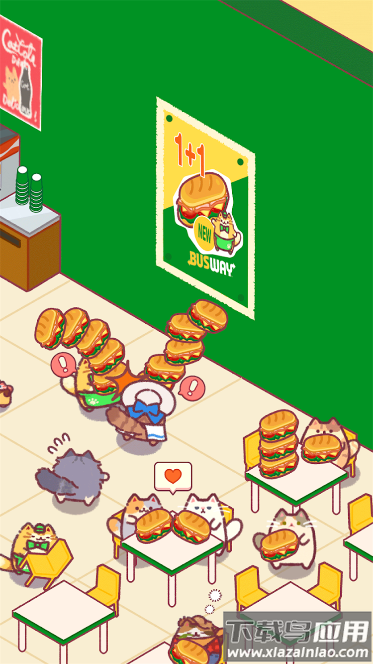 Cat Snack Bar : Cat Food Games(猫咪小吃店)截图2