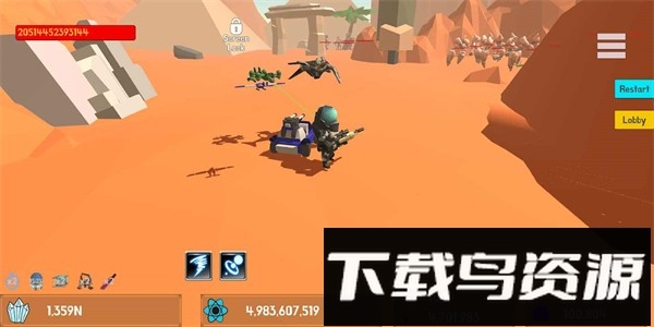 迷你太空船手游截图4