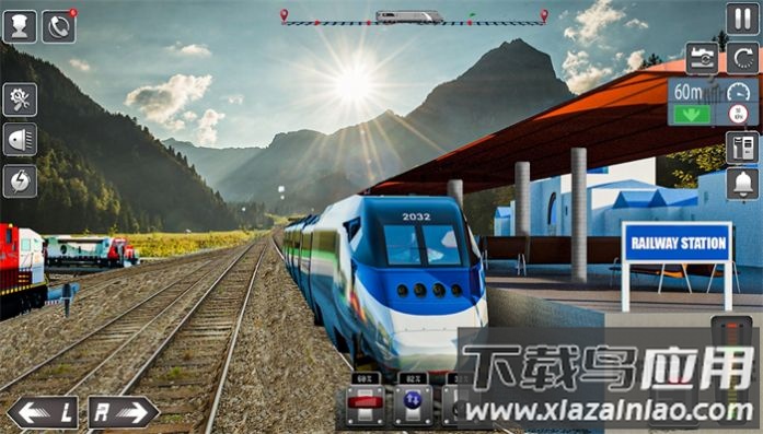 真实火车模拟驾驶游戏(Train Simulator Game 3d)截图2