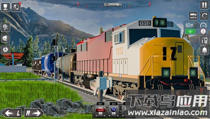 真实火车模拟驾驶游戏(Train Simulator Game 3d)截图3