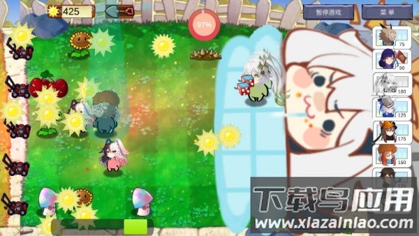 植物大战原神游戏截图1