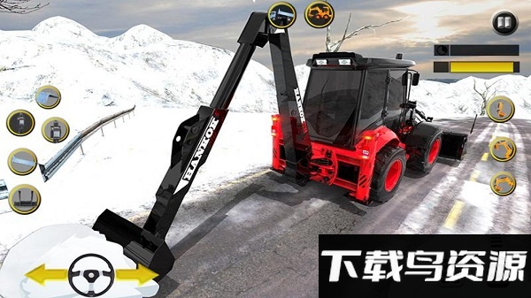 雪地挖掘机手游最新版截图2