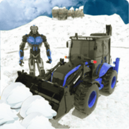 雪地挖掘机手游