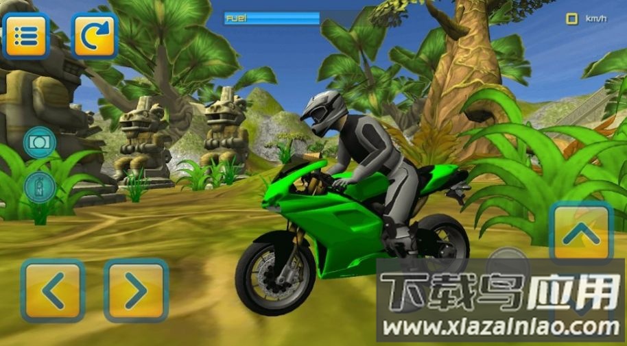 森林摩托车跳跃游戏(Jungle Motorbike Jumping)截图2