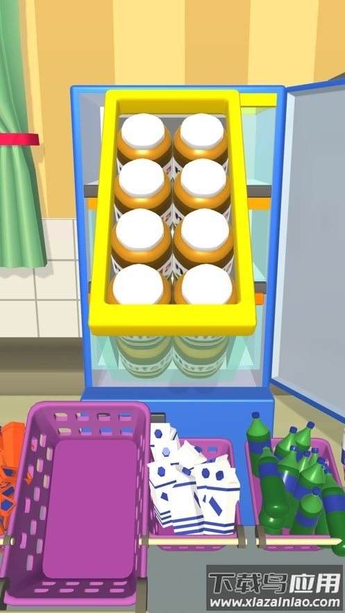 冰箱收纳师游戏下载(Fill The Fridge)截图4