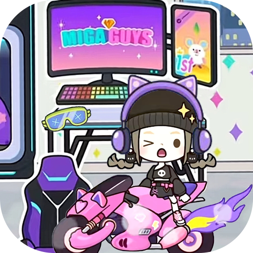 米加小镇米加世界赛博朋克