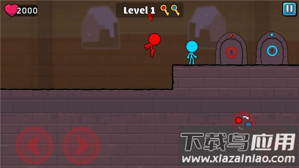 红蓝火柴人2下载安装(Red & Blue Stickman 2)截图3