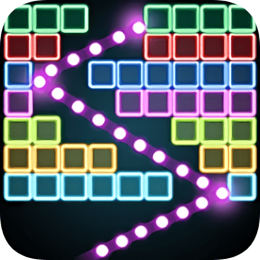 霓虹弹一弹手机版(Bricks Breaker Swipe)