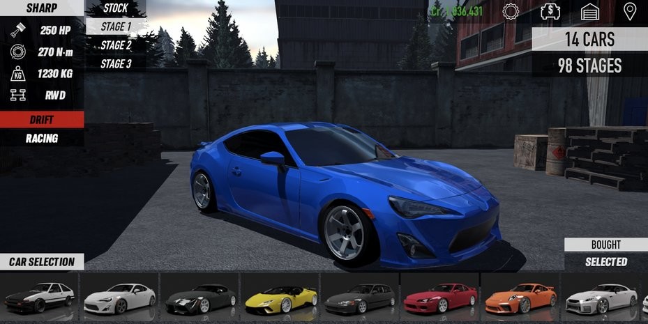 漂移与竞速精简版无限金币(The Touge)最新版截图2