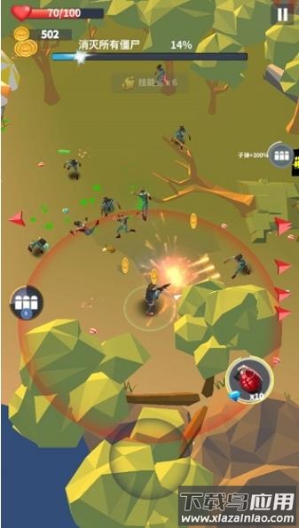 疯狂僵尸快速射击中文版官方下载(Crazy zombie rapid shooting)最新版截图3