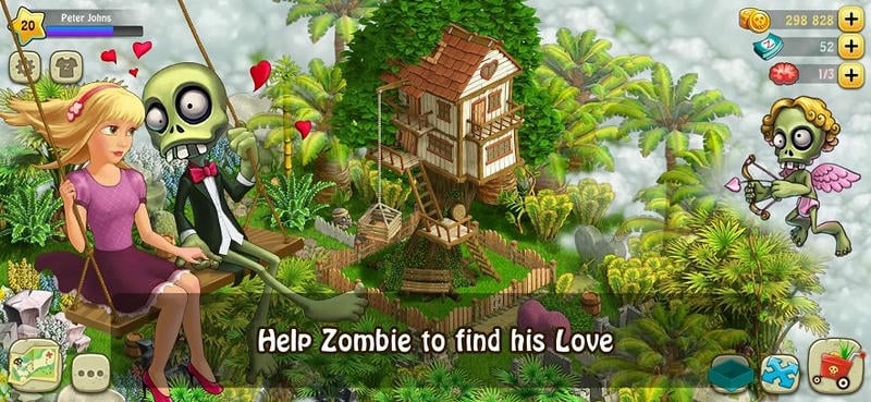 僵尸漂流者汉化版(Zombie Castaways)最新版截图1