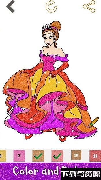 闪光公主绘画本最新版最新版截图4
