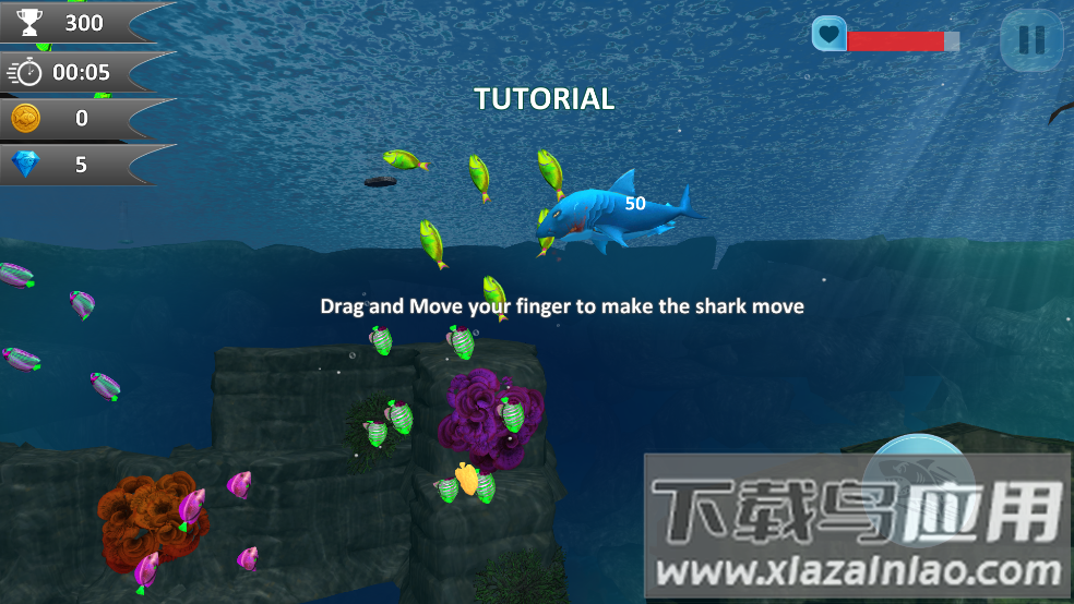 鲨鱼进化进食与生存游戏(Shark Evolution: Eat & Survive)最新版截图4