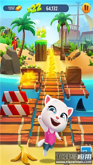 汤姆猫跑酷无限金币无限钻石版截图2