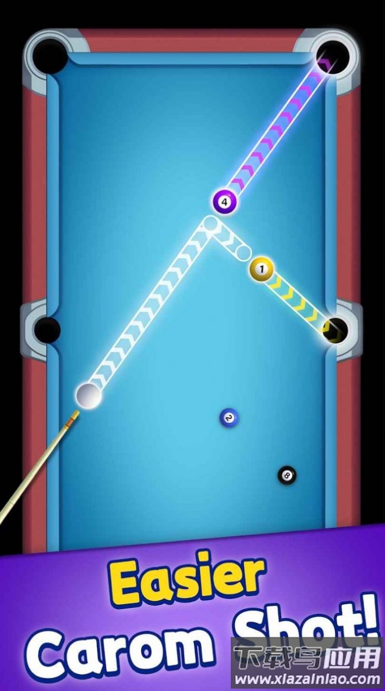 桌球击打完美反馈Aim Train 8 Ball Pool