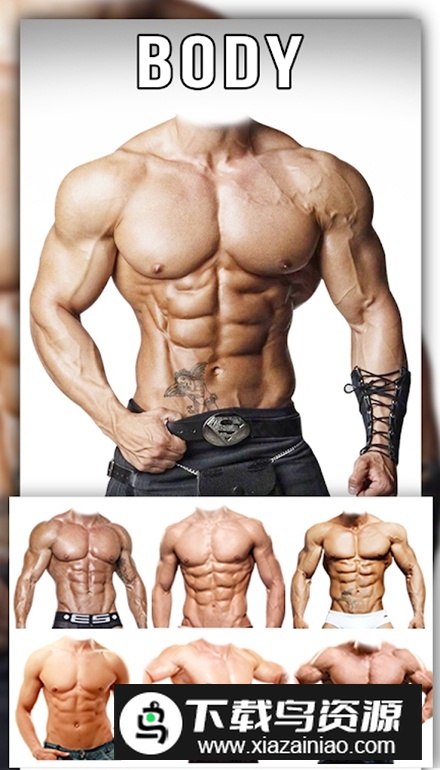 男士健美编辑器免费版(Men Abs Editor)最新版截图3