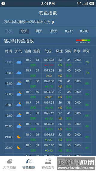 钓鱼天气预报精准免费截图3