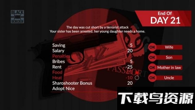 黑色边境游戏截图