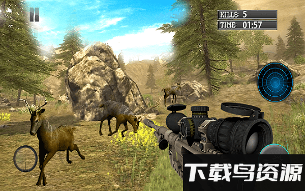 鹿狩猎2021野生动物狩猎中文版最新版截图2