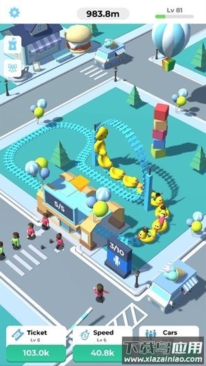 放置过山车游戏下载(Idle RollerCoaster)最新版截图2