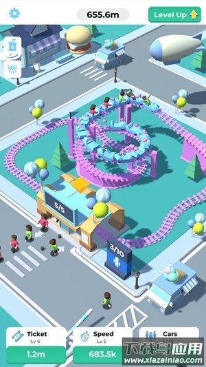 放置过山车游戏下载(Idle RollerCoaster)最新版截图4