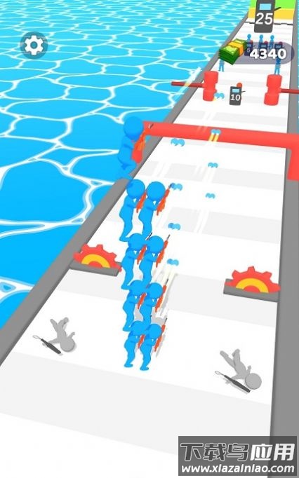 士兵射击跑酷游戏(Soldiers Shoot Run)最新版截图1