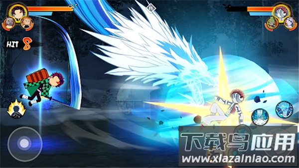 火柴人鬼灭之刃游戏(Stick Demon Shadow Fight安装器)最新版截图1