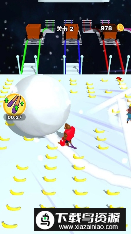 雪球滚滚大作战游戏官方正版最新版截图2