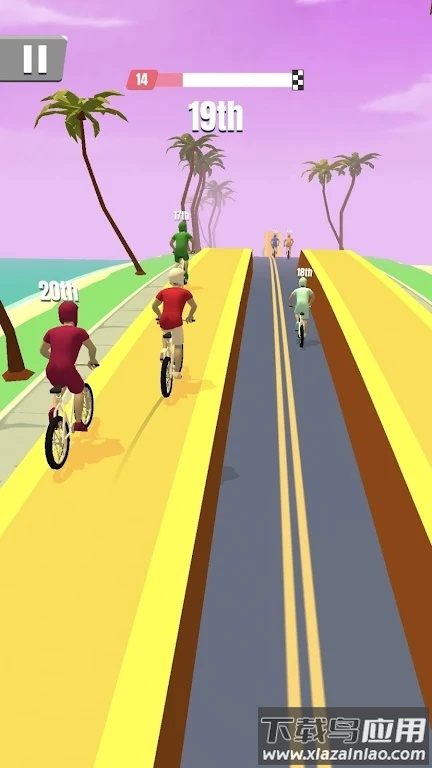 自行车冲刺跑Bike Rush游戏