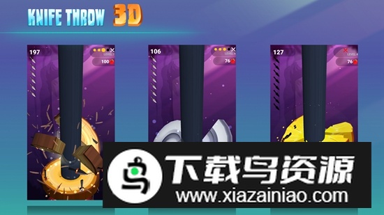 飞刀打击3D官方版(Knife Throw 3D)最新版截图1