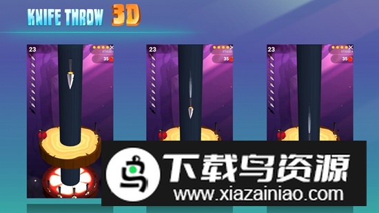 飞刀打击3D官方版(Knife Throw 3D)最新版截图3