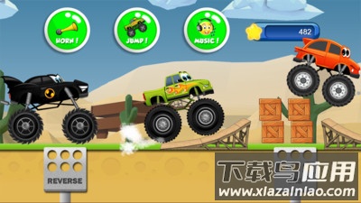 怪物卡车游戏的孩子最新版截图1