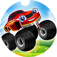 怪物卡车游戏的孩子