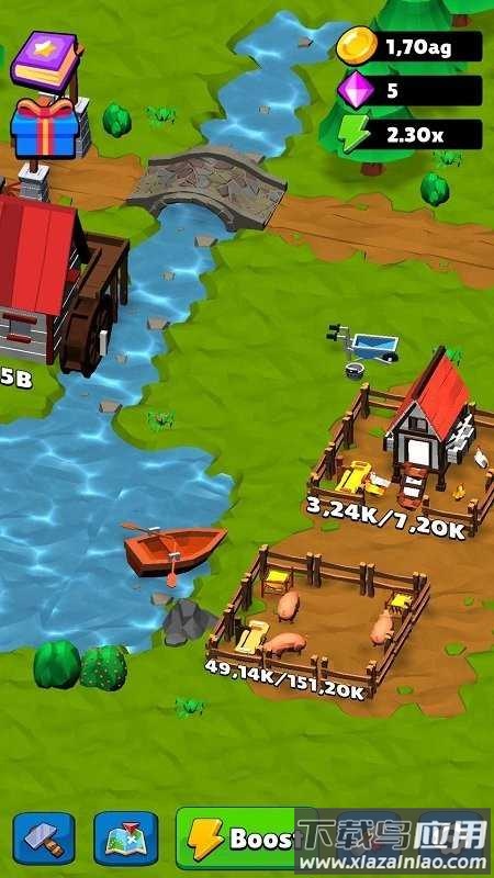 闲置的农场小镇