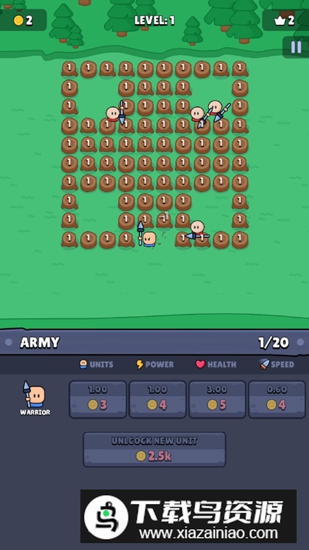 闲置勇士无限金币破解版最新版截图1