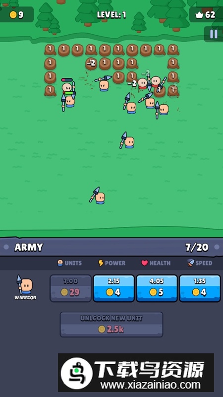 闲置勇士无限金币破解版最新版截图2