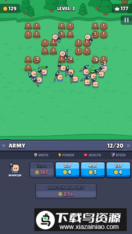 闲置勇士无限金币破解版最新版截图5