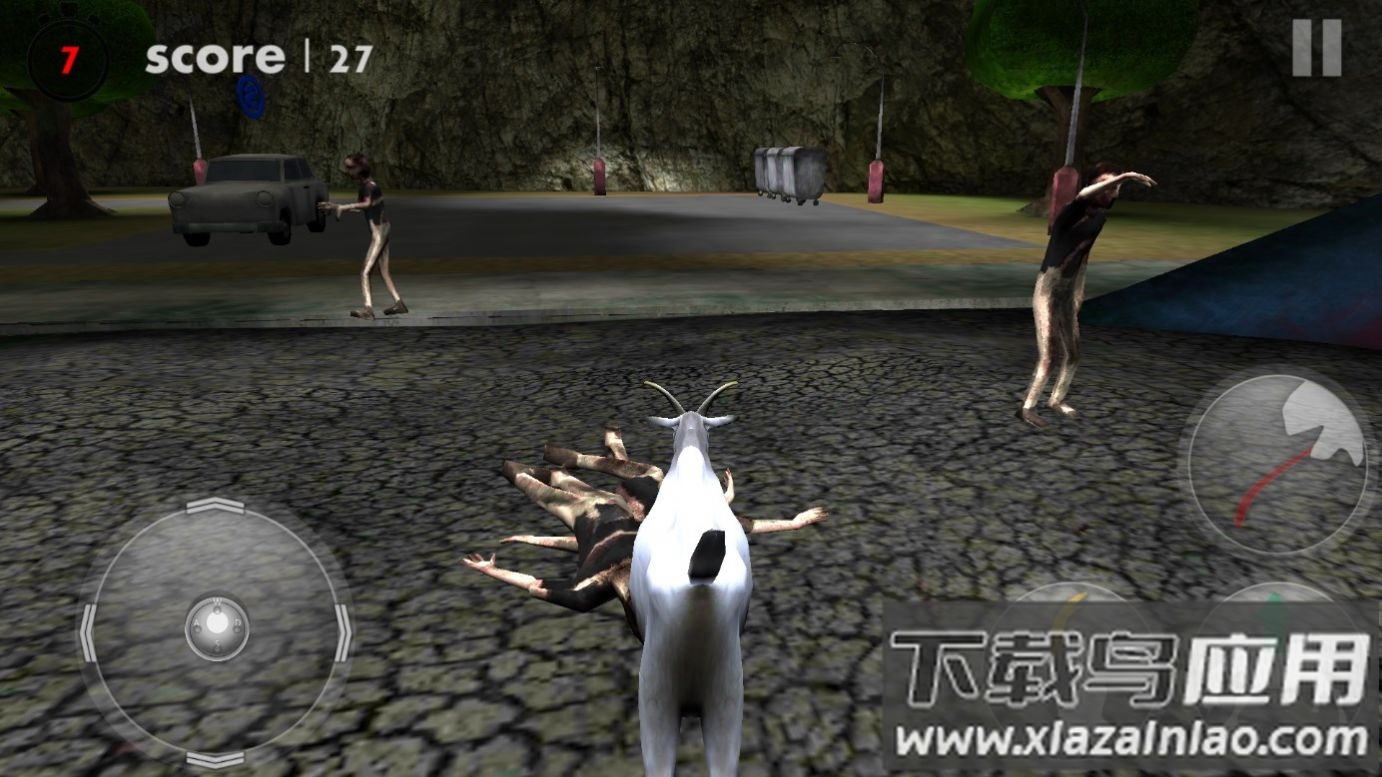 山羊大战僵尸模拟器游戏(Goat vs Zombies)最新版截图3