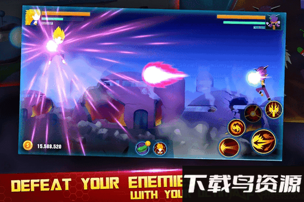 龙珠超火柴人勇士破解版最新版截图1