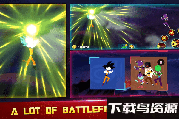 龙珠超火柴人勇士破解版最新版截图2