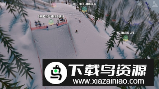 高山冒险滑雪游戏中文版(Grand Mountain)截图3