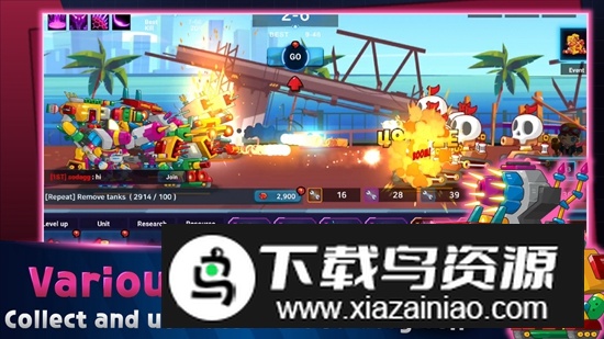 迷你坦克机器人空转游戏最新版截图1