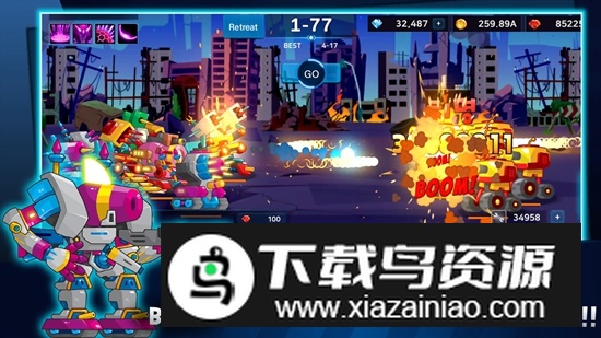 迷你坦克机器人空转游戏最新版截图4