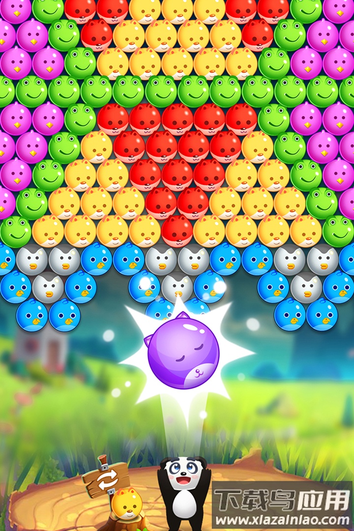 宠物泡泡龙游戏