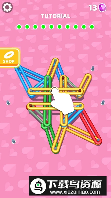 超弹橡皮筋游戏(Flexy Ring)最新版截图1