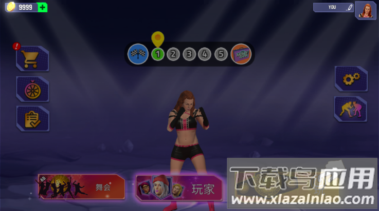 美女摔跤模拟器免广告版(女子格斗)截图1