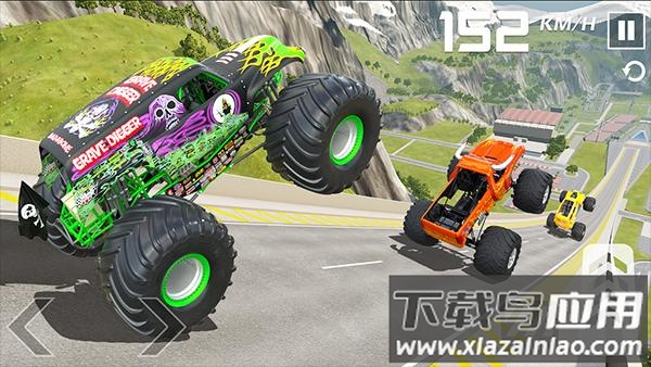 怪物卡车特技汽车Monster Truck Stunt - Car Game最新版截图1
