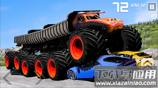 怪物卡车特技汽车Monster Truck Stunt - Car Game最新版截图3