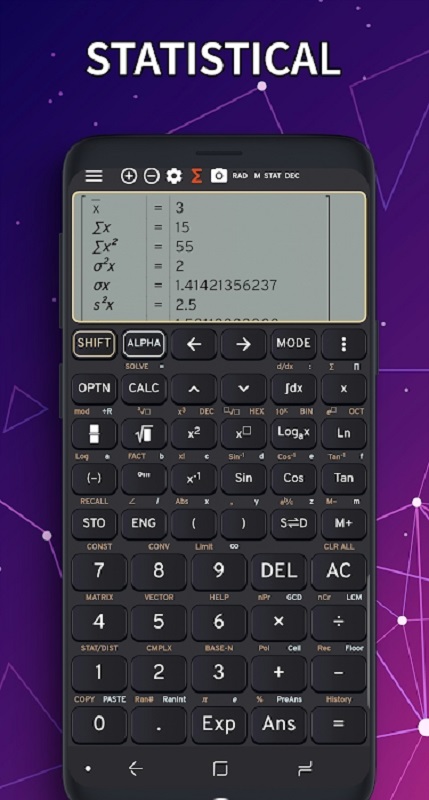 夏普数学计算器软件(991 ES)最新版截图3